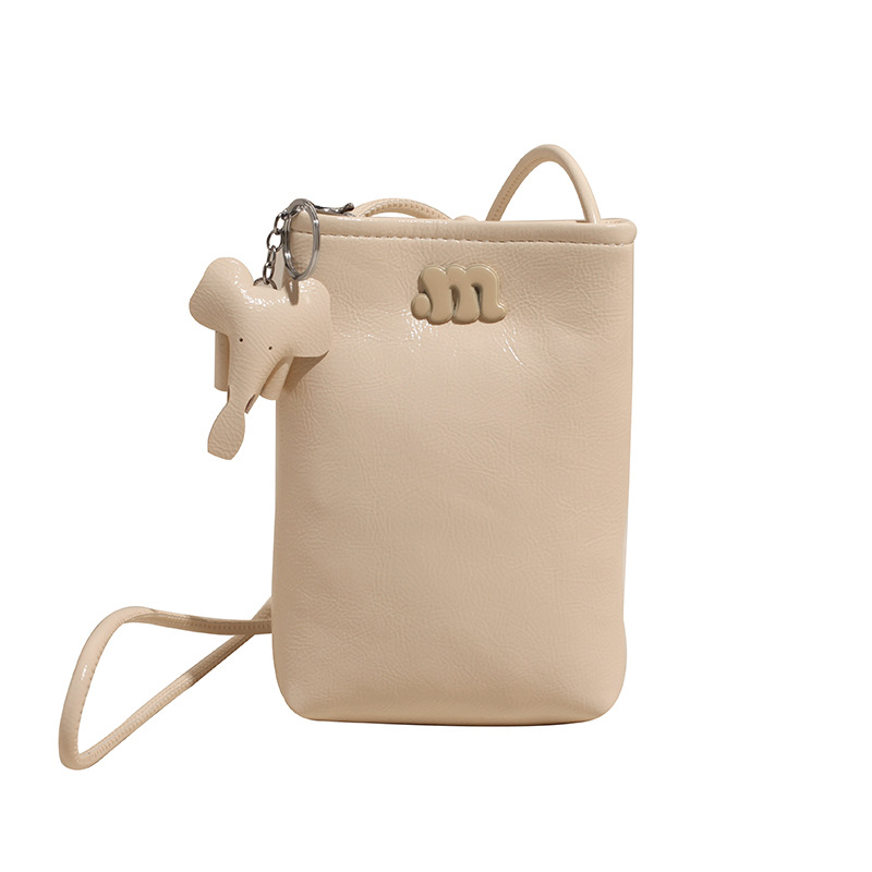 Solid color versatile pu texture single-shoulder bag, simple and niche women's bag, fashionable and high-end mobile phone bag, crossbody bag, new women's style Item Picture