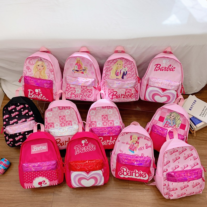 New children's schoolbags, cute cartoon bags for kindergarten babies, casual backpacks for girls and princesses, and trendy backpacks for girls full figure