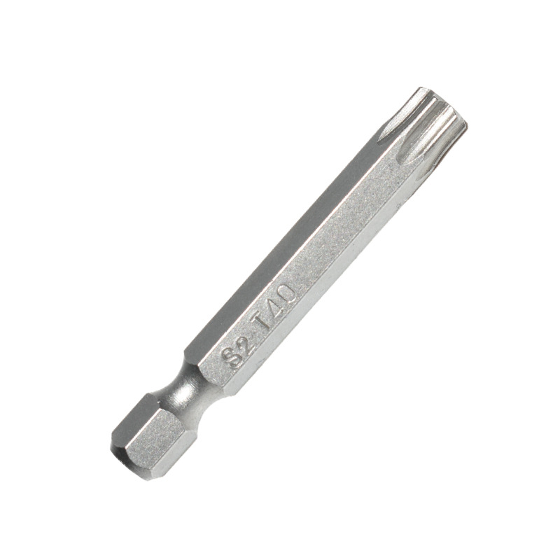 Hand-held drill bit, 50mm electric star-shaped hollow bit, screwdriver bit, cross-border wholesale, hexagonal handle bit Item Picture