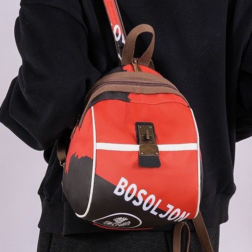 Student urban simple casual bag, versatile backpack, Korean-style commuter style ins bag chest, multi-functional color-blocking backpack Application Scenario