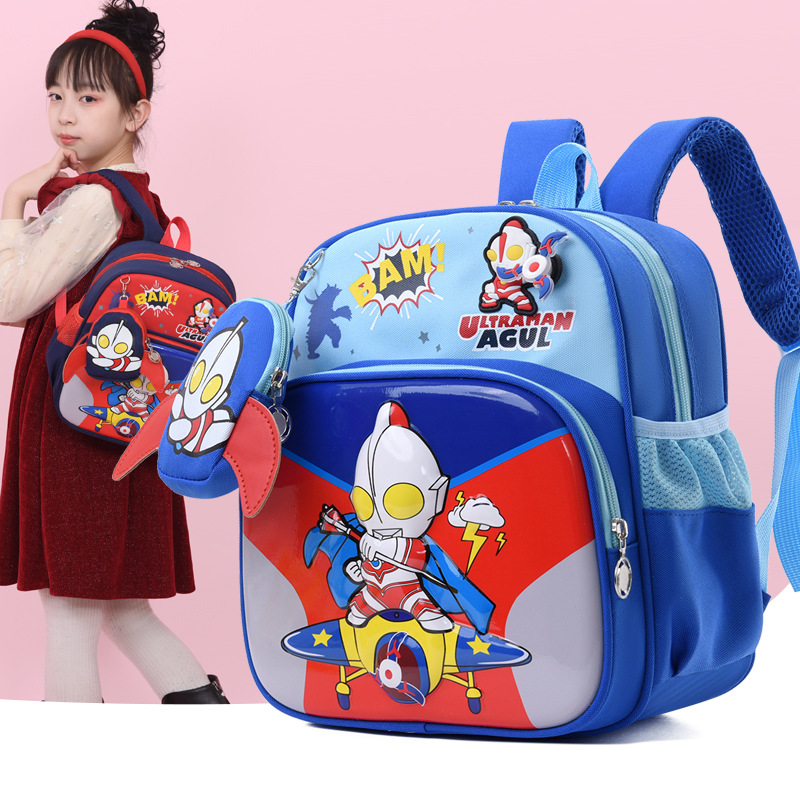 The new Melody schoolbag for cross-border kindergartens is cute for girls and the Ultraman girl backpack is lightweight, cartoonish and stylish Application Scenario
