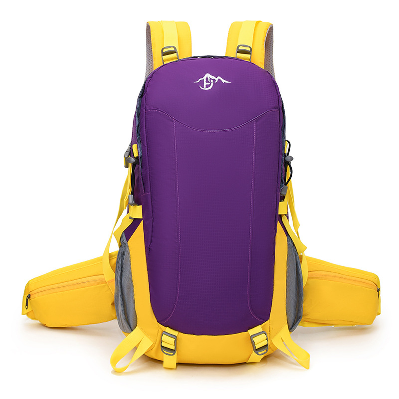 Wholesale of new outdoor hiking and mountaineering bags, men's and women's lightweight travel backpacks, large-capacity cycling and casual backpacks Item Picture