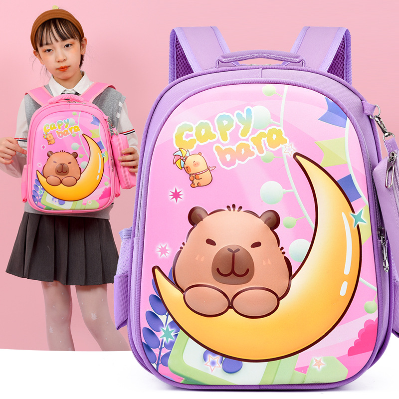A lightweight and popular schoolbag for small class children, a cartoon and cute backpack for kindergartens, a new backpack with high appearance level and large capacity Specification drawing