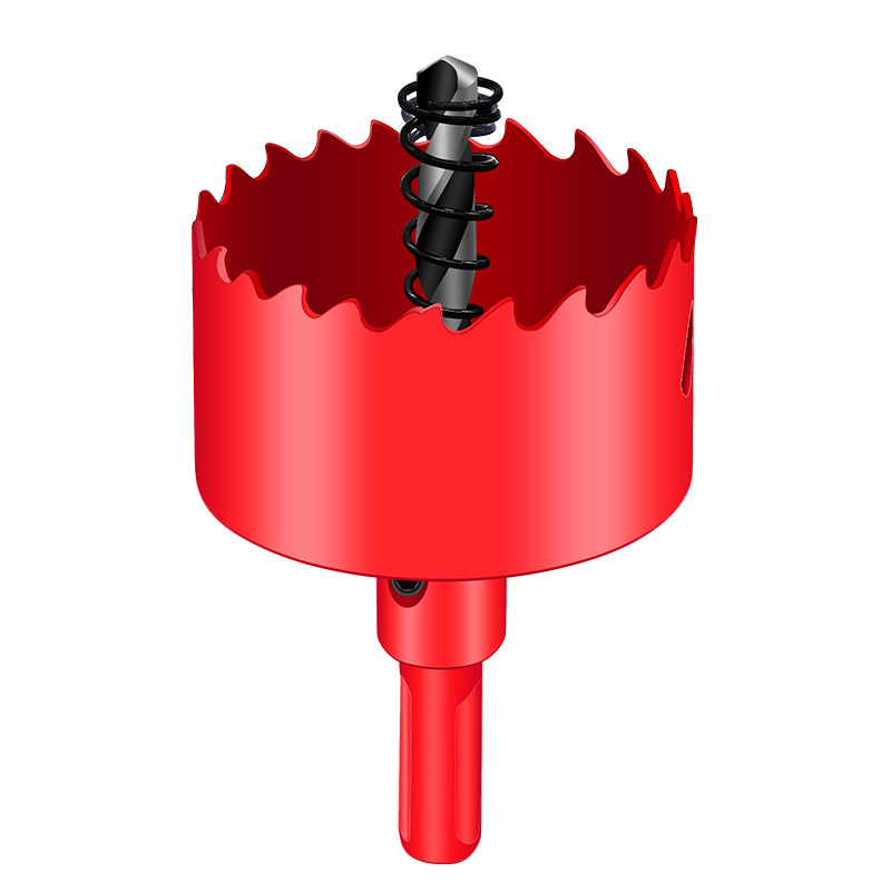 Woodworking hole opener, bimetallic hole opener, M42 gypsum board, plastic iron plate, metal woodworking drill bit, hole reamer Item Picture