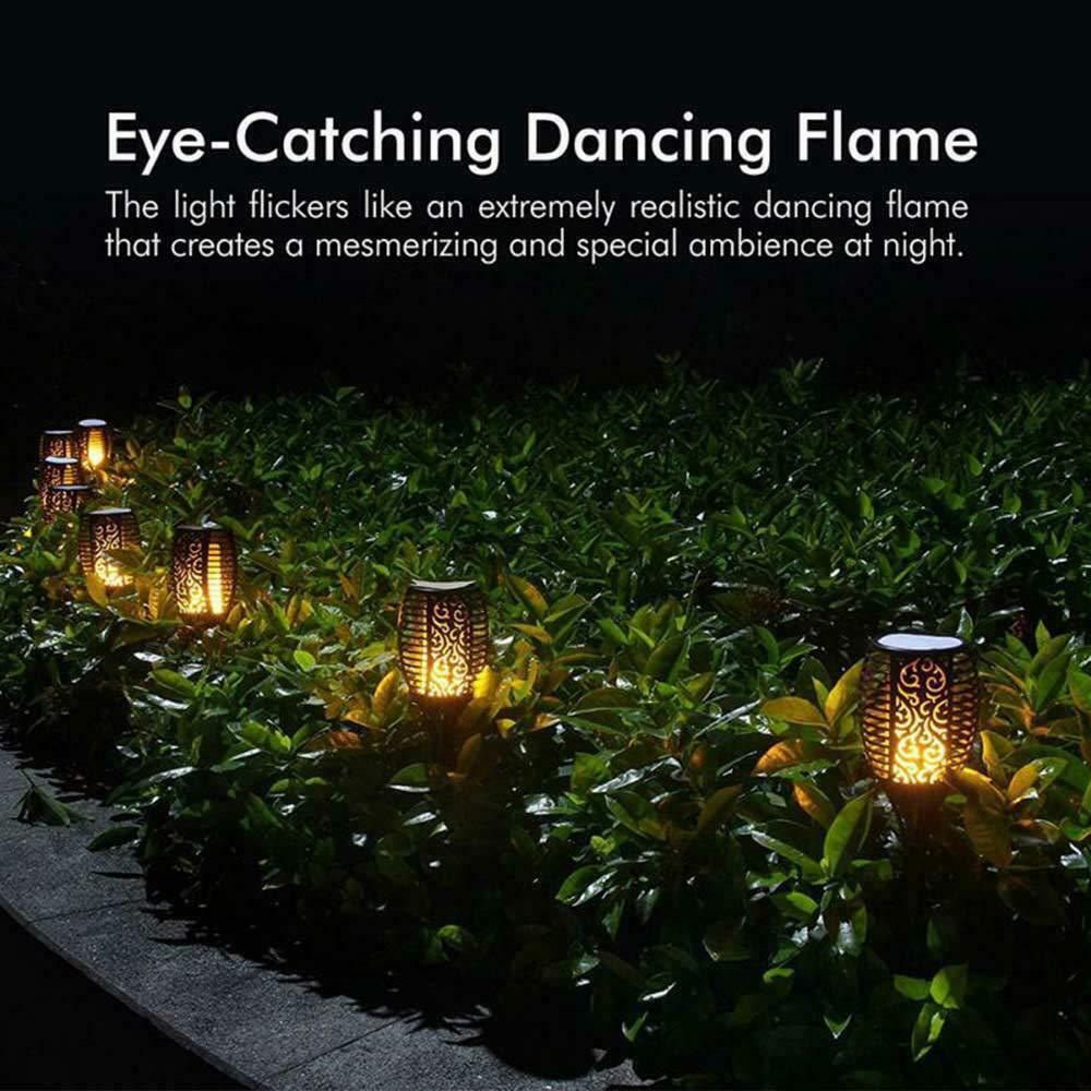 Cross-border solar lighting fixtures, outdoor garden lights, landscape lights, grass flame lights, and garden layout insert lights Specification drawing