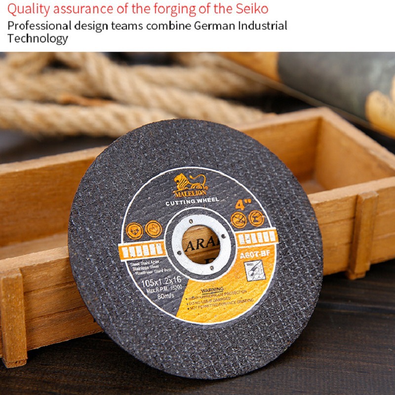 MALELION107 Angle grinder ultra-thin resin metal stainless steel cutting discs are directly supplied by the manufacturer Specification drawing