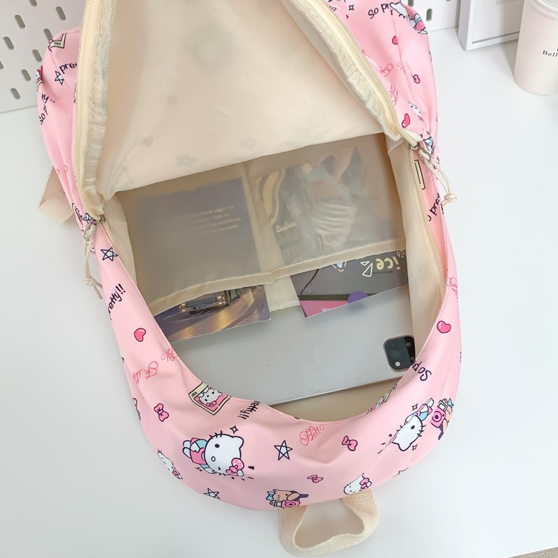A cute and sweet Japanese-style Kulomi school backpack for junior high school students, a lightweight and lightweight backpack for primary school students Application Scenario