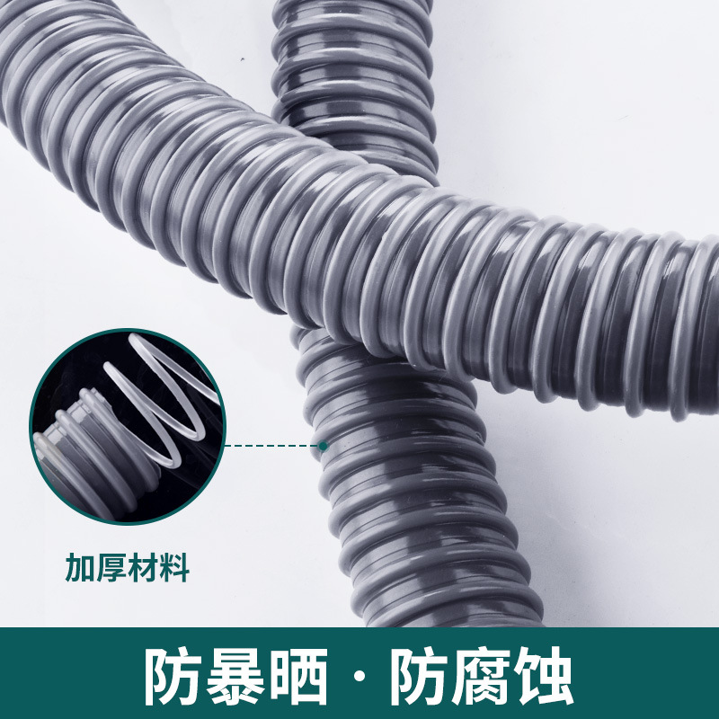The drainage pipe of the fully automatic washing machine is generally extended and lengthened. The water outlet of the drainage hose is placed on the anti-odor drum and the agitator pipe Specification drawing