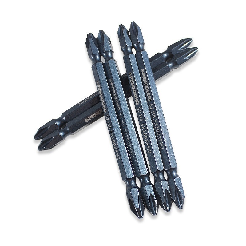 Wholesale Penggong electric crosshead screwdriver S2 65L double-head pneumatic screwdriver bit, screwdriver bit manufacturer for hand drills details Picture