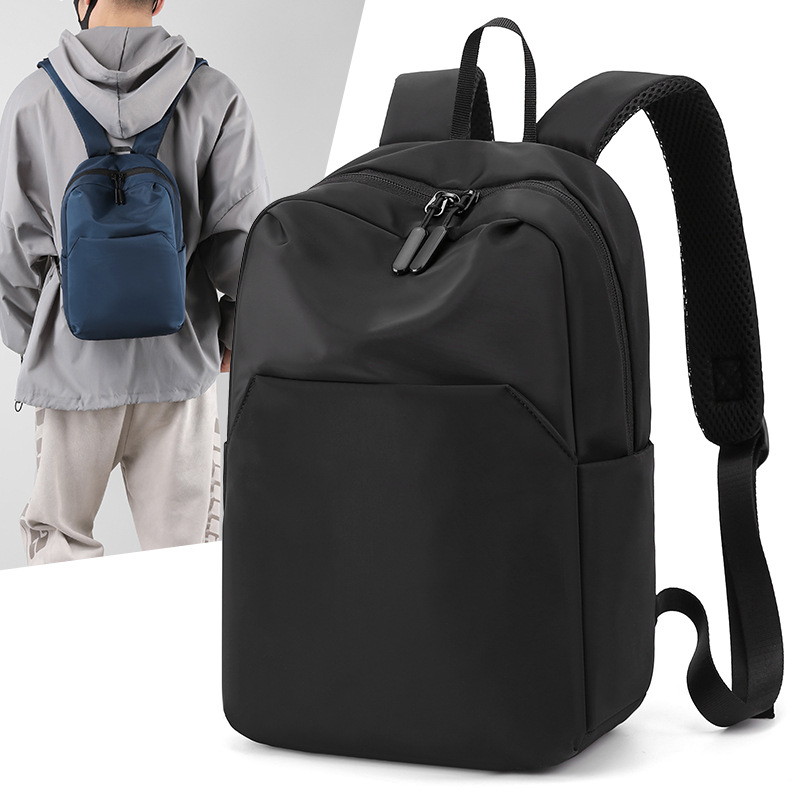 2025 New stylish men's backpack, lightweight and sporty small schoolbag, men's water-resistant, non-fading and durable bag details Picture