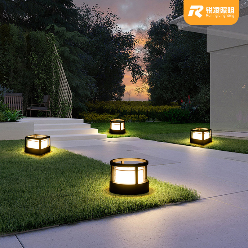 Cross-border bestseller, new Chinese-style led waterproof and moisture-proof, modern and simple corridor and passage light, sensor outdoor waterproof wall lamp Specification drawing