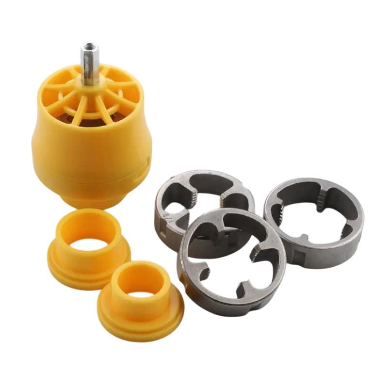 The manufacturer supplies water pipe thread, plastic pipe thread, electric and manual snap-on type electric drill type water pipe threading machine Item Picture