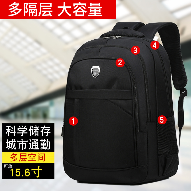 A new large-capacity student backpack for both men and women, suitable for business, commuting, casual and fashionable computer backpack details Picture