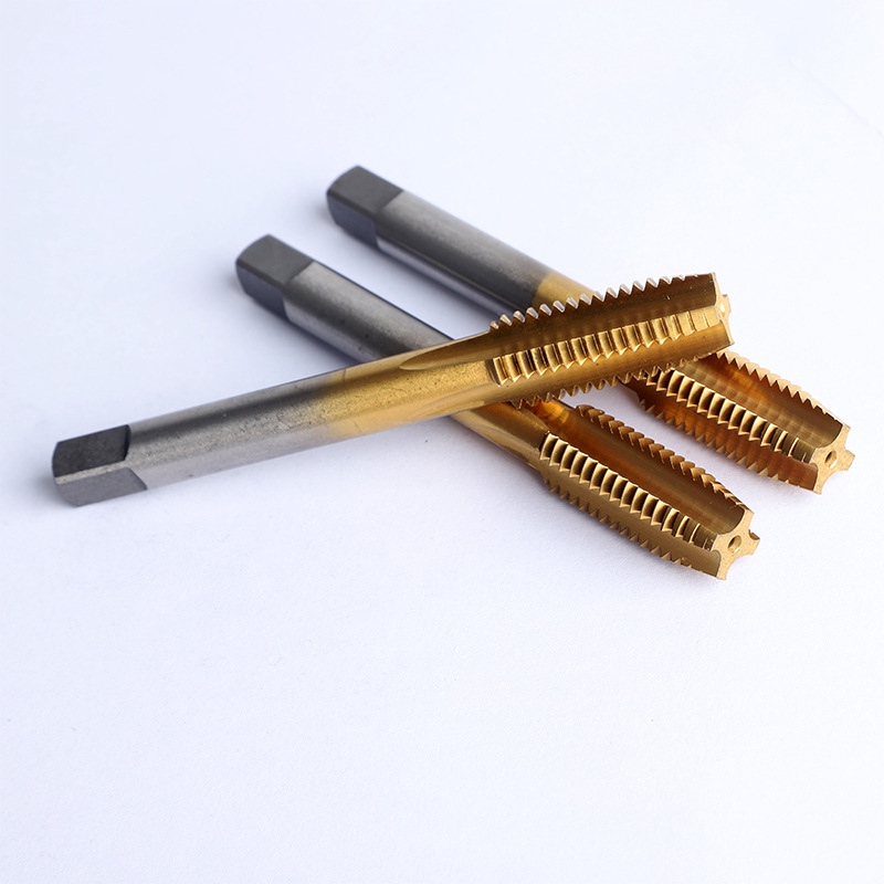 Wholesale of various models of straight groove taps for high-speed steel through holes on the tap machine Application Scenario