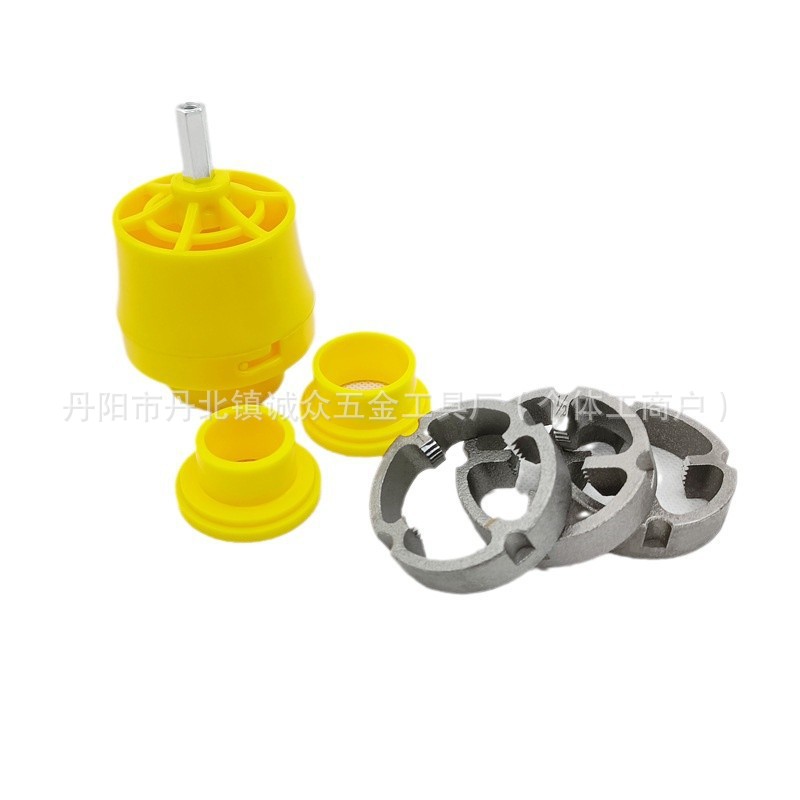 Electric water pipe threading machine, ppr threading machine, 7-piece thread set, household plastic machine with multiple functions Application Scenario