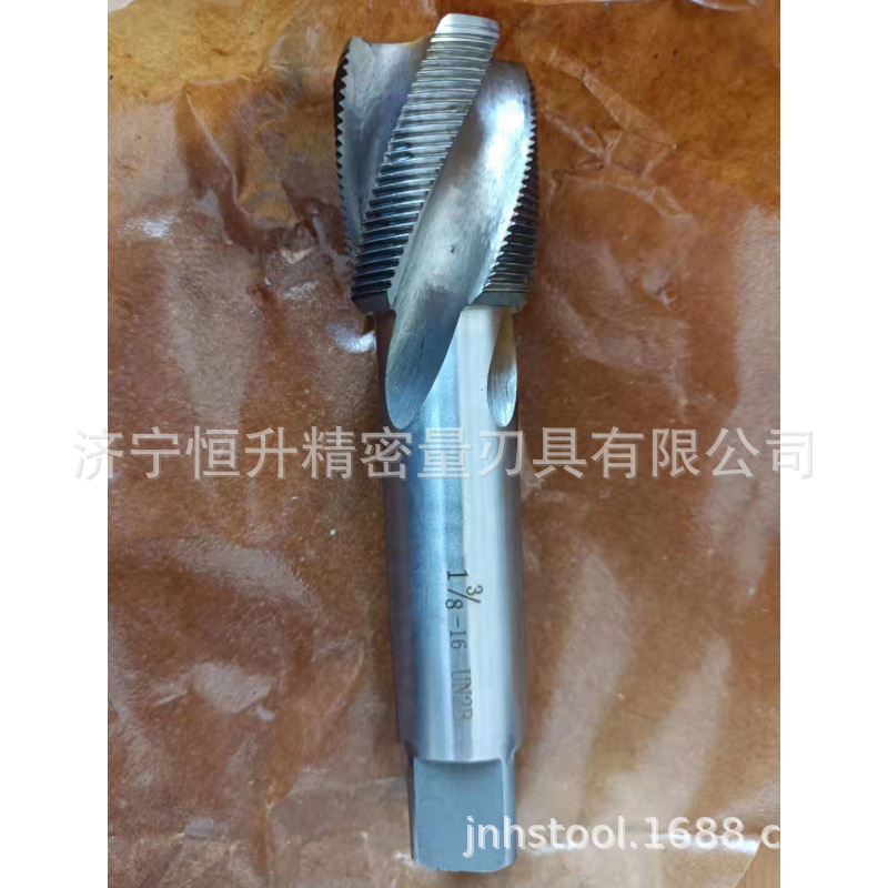 R. NPT conical pipe thread comb knife body large-diameter and large-specification taps Specification drawing