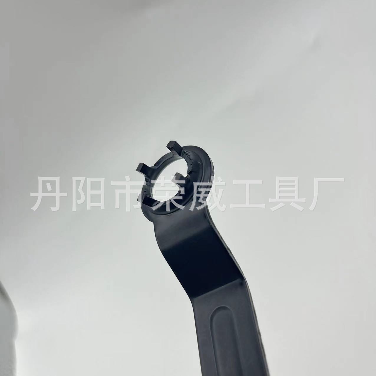 New Angle grinder special wrench, polishing machine disassembly wrench, thickened grinding wheel machine adjustment wrench, four-jaw wrench Specification drawing