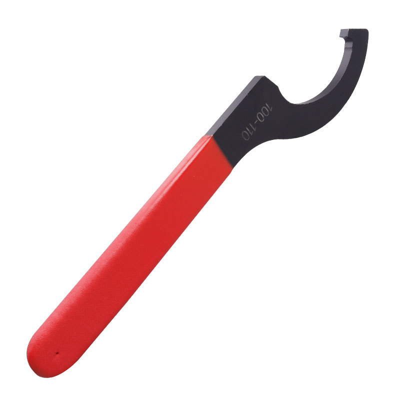 Crescent wrench hook head hook type hook type wrench semi-circular nut water meter cover hook shock absorber cylinder C-type disassembly 90 Item Picture