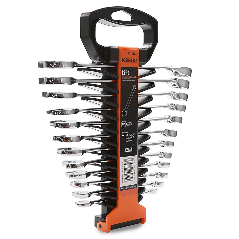 Wholesale plum blossom open-end dual-purpose fixed wrench set, household auto repair machine repair multi-functional hardware wrench undefined