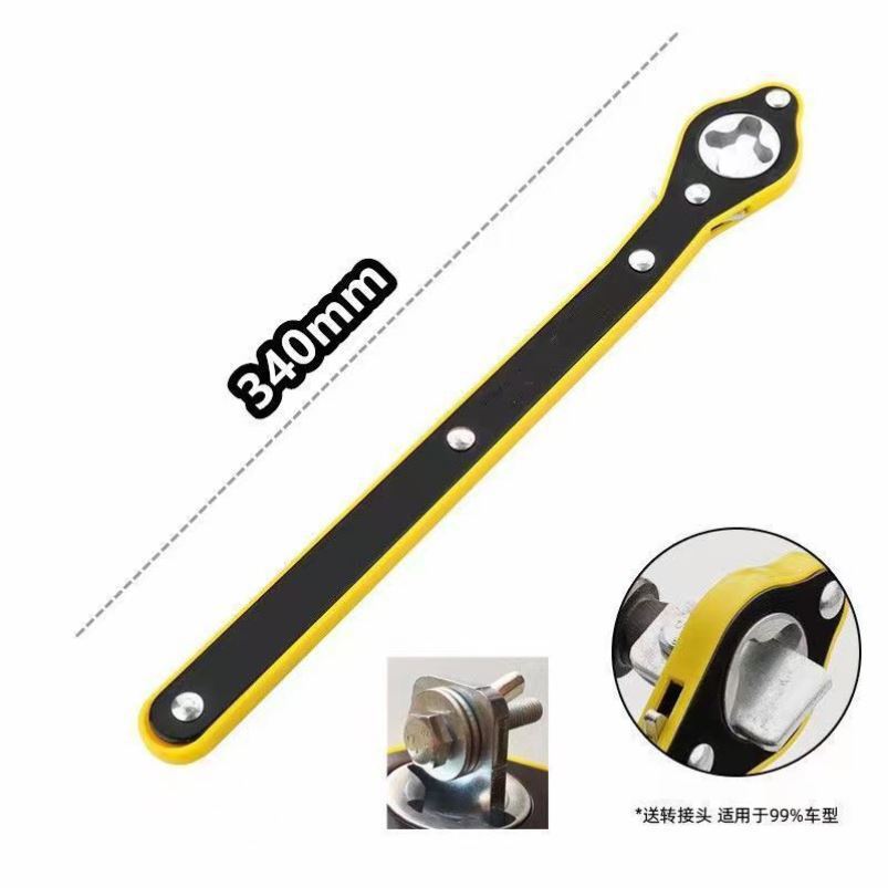 Car jack wrench, extended rocker lever, labor-saving wrench, car car, universal car jack full figure