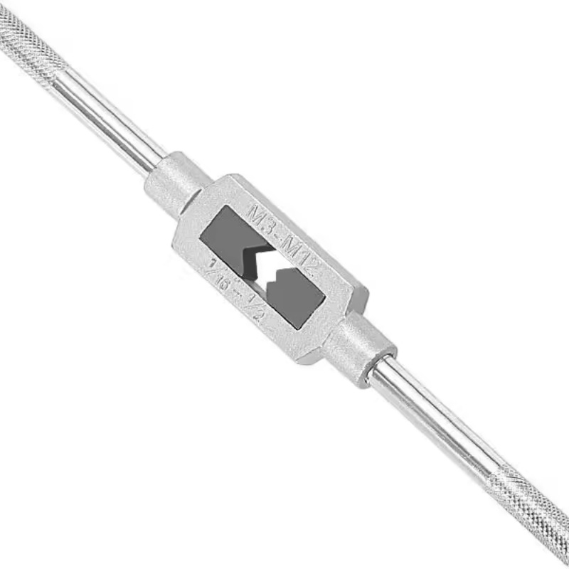 Tap wrench frame, round plate thread winch, tap wrench, reamer, tapping wrench, manual thread wrench, tapping wrench Application Scenario