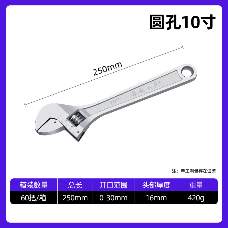 Luwei Tools Wholesale 12-inch adjustable wrenches, industrial grade 10-inch adjustable wrenches, 8-inch and 4-inch adjustable wrenches manufacturer undefined