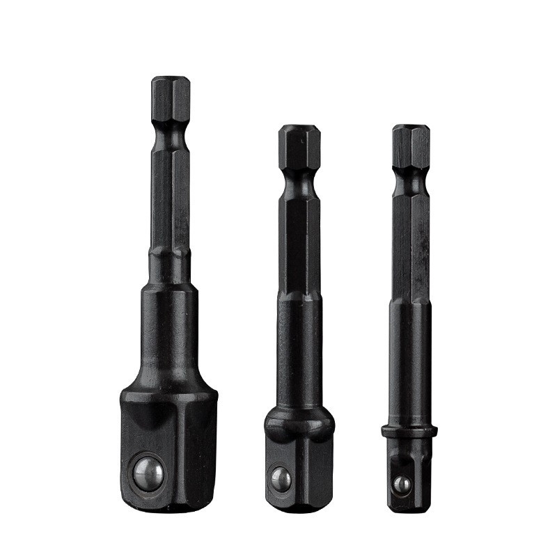 Hexagonal handle socket connection rod/adapter head steel ball socket adapter wrench set of 3 pieces undefined