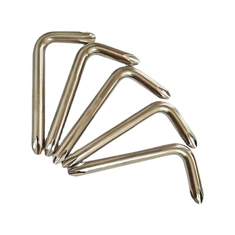 Manufacturer's 7-shaped double-head cross wrench, high-strength nickel-plated and galvanized wrench, simple L-shaped screwdriver wrench wholesale Item Picture