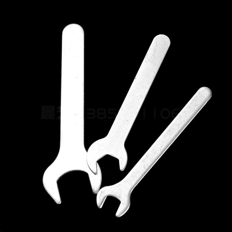 The manufacturer's single-head open-end stamping small wrench is cheap. The iron sheet wrench can be customized in a variety of cost-effective specifications. It is a hardware tool details Picture