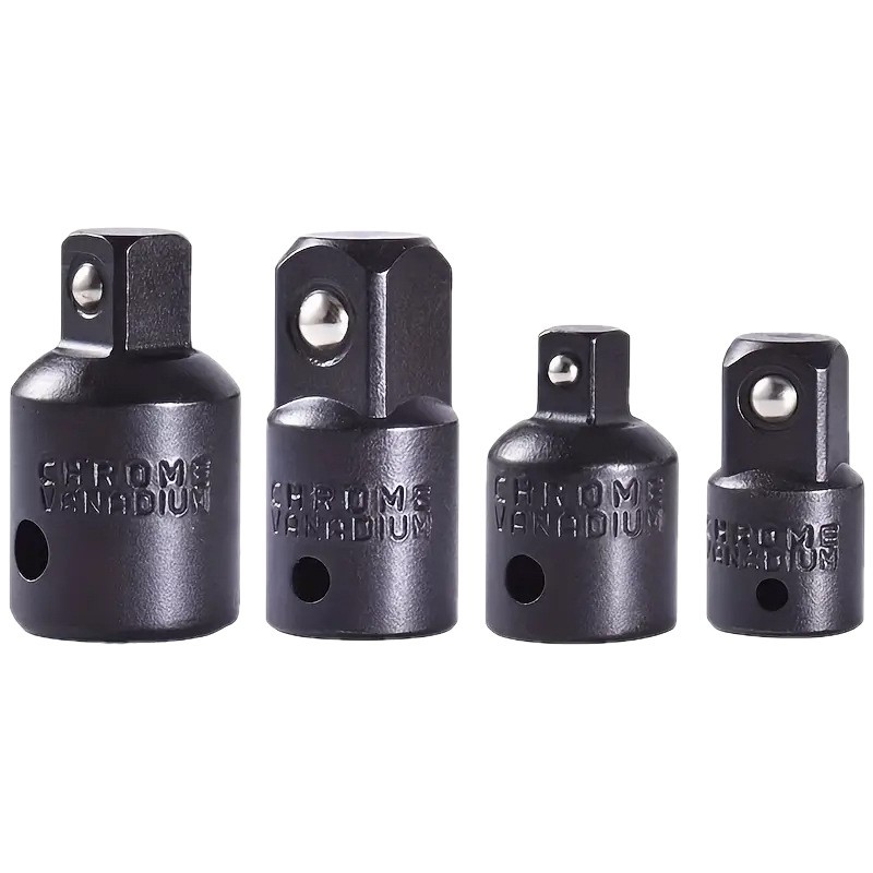 Fake pneumatic sleeve 1/2 large flying rotation 3/8 medium flying rotation 1/4 small flying mutual conversion joint quick ratchet wrench accessory Item Picture