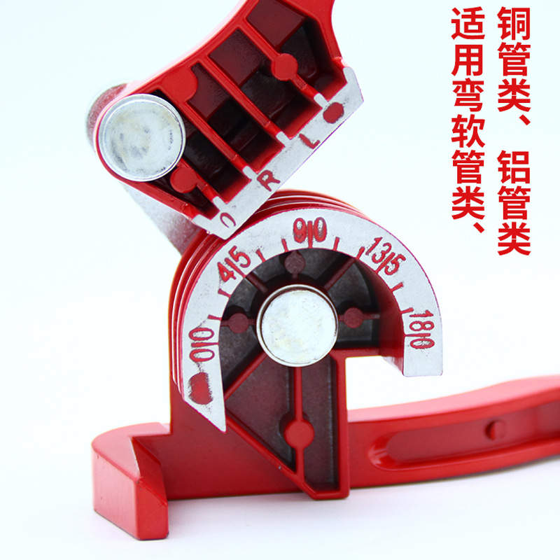 Manual pipe benders, three-slot pipe benders, air conditioning copper and aluminum pipe manual pipe benders can bend copper pipes of 6mm, 8mm and 10mm full figure