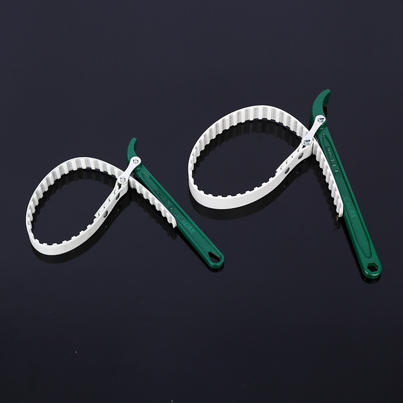 Yellow toothed belt wrench and white wire belt wrench for oil filter of auto repair and motorcycle disassembly machine details Picture