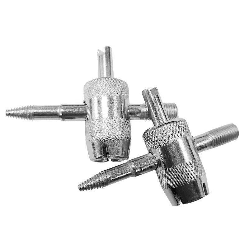 Four-in-one valve core tool, valve core screwdriver, tire repair tool, car tire valve stem repair tool full figure