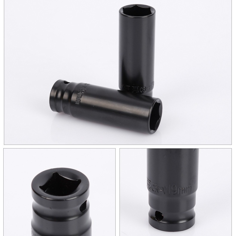 Neutral electrophoretic chromium-vanadium steel 1/2 series lithium battery pneumatic extended hexagonal sleeve 78mm long. For large quantities, we can print plates full figure