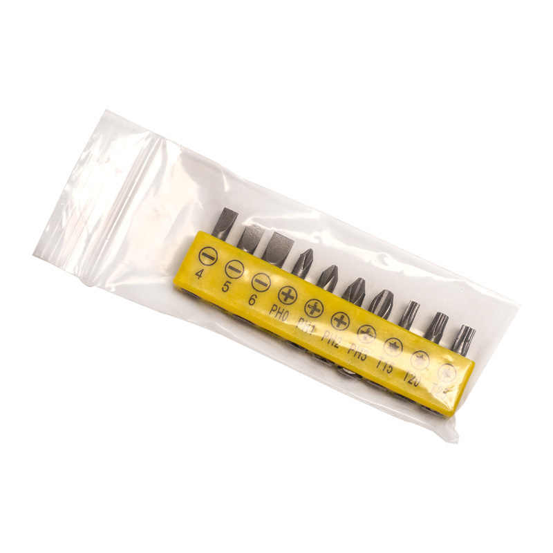 Yunbei L-shaped socket wrench, double-head hexagonal socket wrench, screwdriver head tool, 6.35mm manual tool Specification drawing