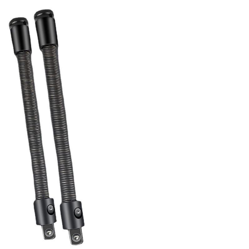 Electric handle flexible connection rod, universal spring extension rod, flexible shaft 1/2, large flying sleeve, 360-degree flexible elastic connection rod Item Picture