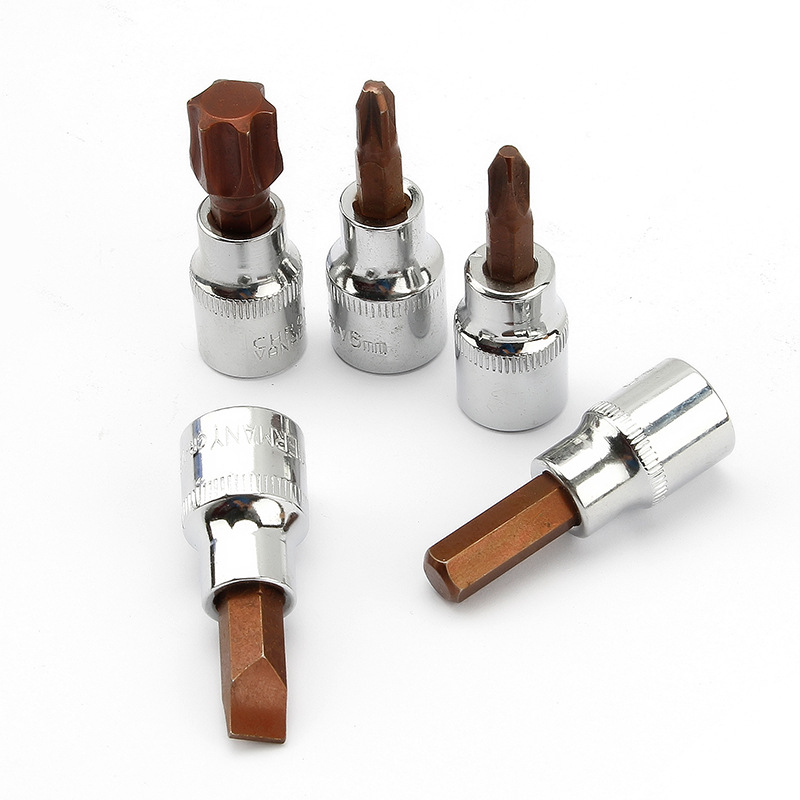 Hexagon socket socket, wrench head, cross, horizontal, 3/8 medium flying ratchet fast wrench tool, 10mm Item Picture