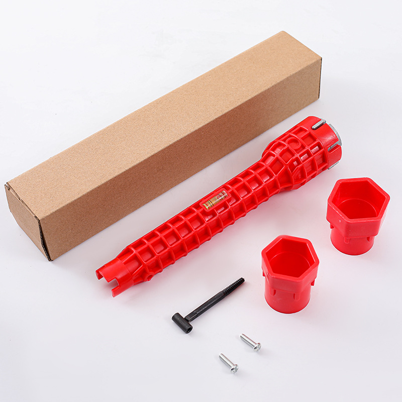 Multi-functional water pipe, bathroom wrench, plumbing installation tool, household water pipe, faucet, Angle valve, sink repair and disassembly details Picture