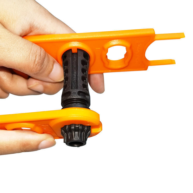 The cross-border bestseller MC4 photovoltaic connector multi-functional wrench Sunny twins disassembly and assembly wrench has an EU patent Specification drawing