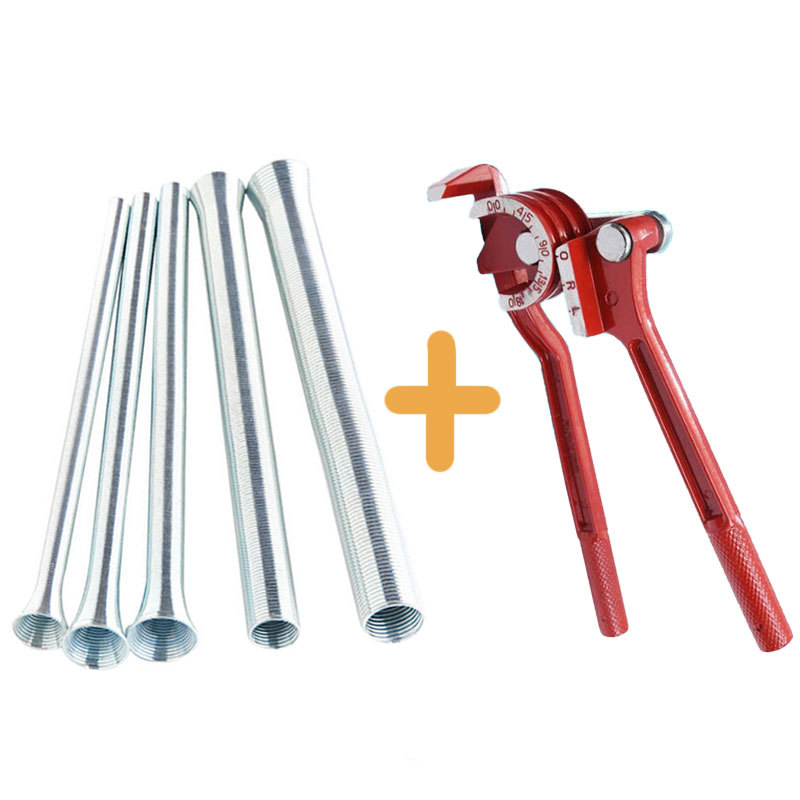 Manual pipe benders, three-slot pipe benders, air conditioning copper and aluminum pipe manual spring pipe benders, imperial and metric pipe benders undefined