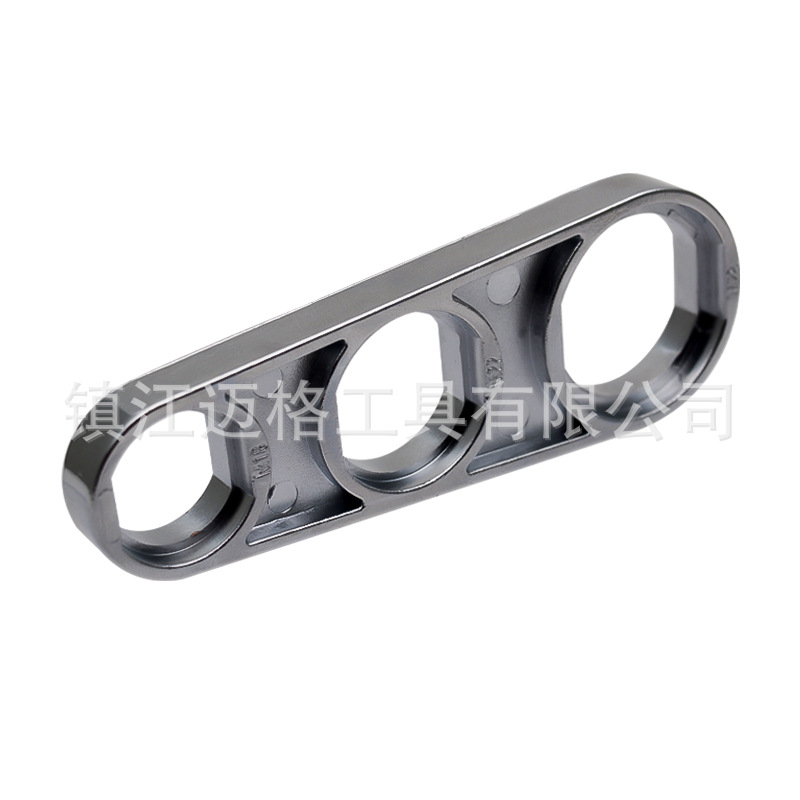 Six-in-one faucet aerator disassembly wrench, multi-size installation and disassembly tool, three-hole/five-hole Specification drawing