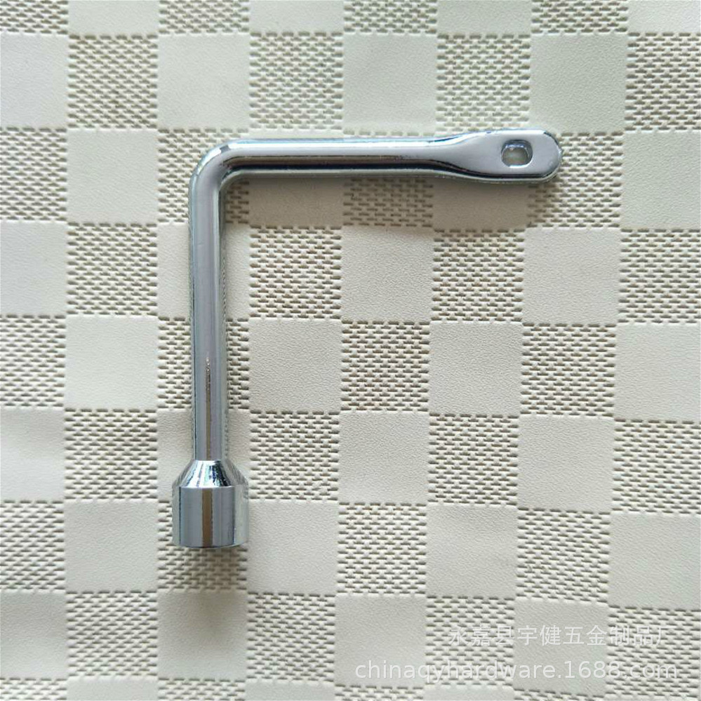 Standard four-in-one multi-functional key, electric control cabinet elevator key, water meter valve zinc alloy key Item Picture