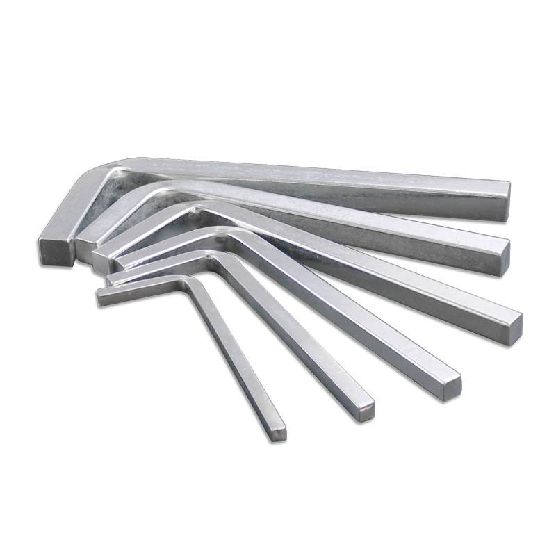 Inner four-corner L-shaped wrench, 3 to 10mm, square wrench for doors and Windows, four-corner screwdriver, car oil drain wrench Item Picture