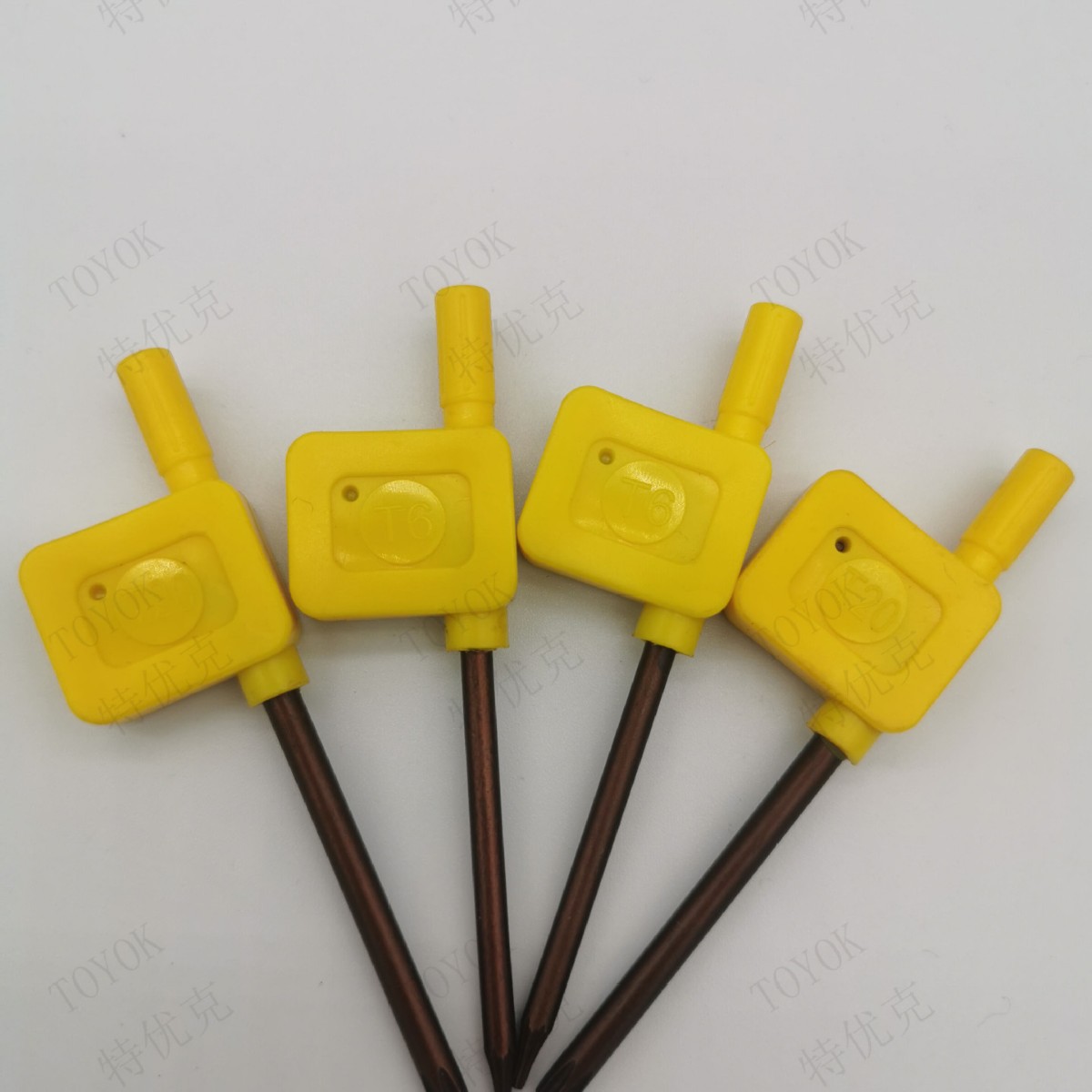 T6, T7, T8, T9, T10, T15, T20, Yellow Flag box wrenches, T6, T7, T8, T9, T10, T15, T20 details Picture