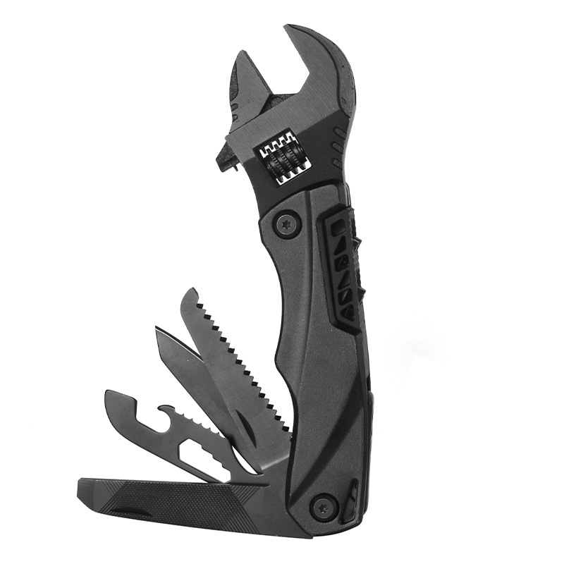 Wholesale of outdoor camping multi-functional wrenches, pliers, adjustable wrenches, folding knives, saws, EDC wrenches and combination tools Item Picture