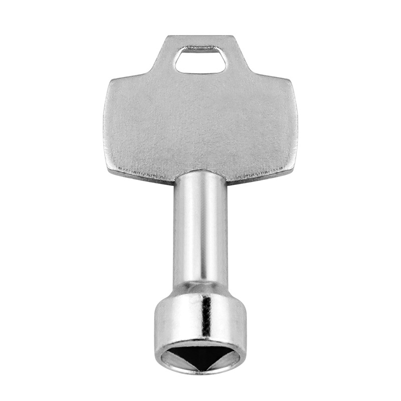 MS705 Rotating tongue lock triangular key wrench, elevator distribution cabinet lock, train lock, water meter valve internal triangular key undefined