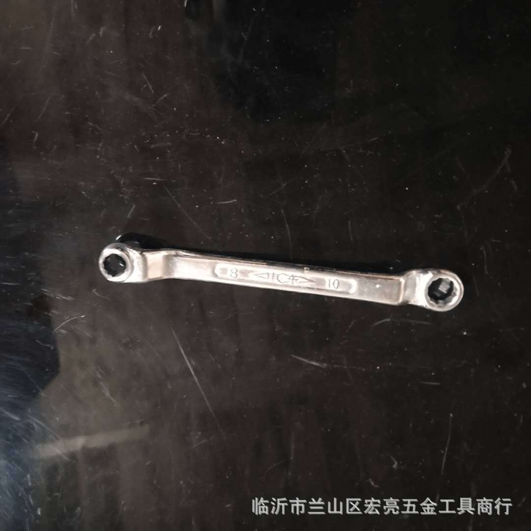 Double-ended box wrench, Linyi wrench, manual wrench, metric, in stock, chrome-plated Application Scenario