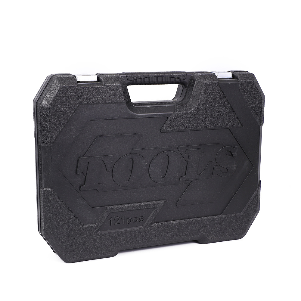 121PCS set of home repair toolboxes, car maintenance ratchet wrench socket combination hardware tool sets details Picture