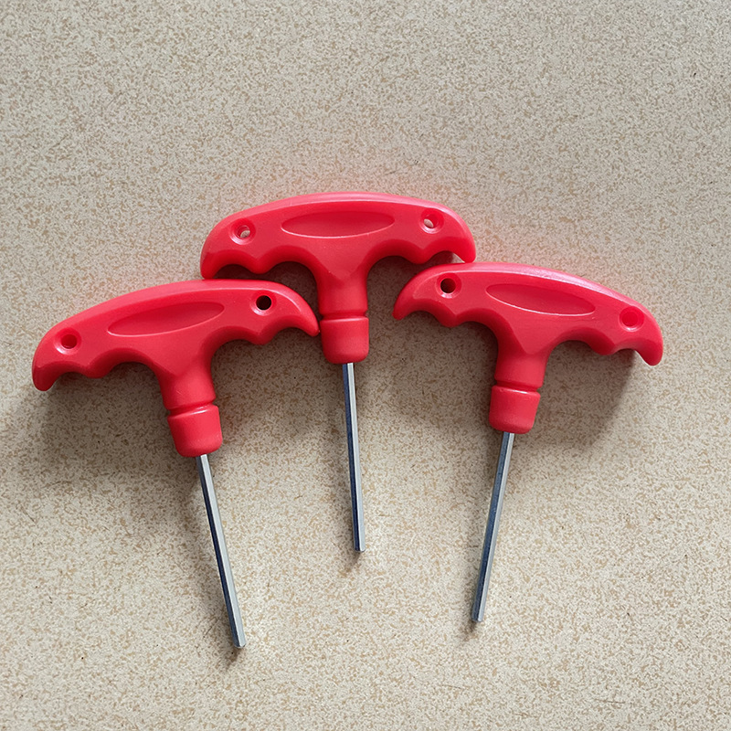3mm T-shaped wrench screwdriver, T-shaped plastic handle hexagonal wrench with handle, electrical repair screwdriver Application Scenario