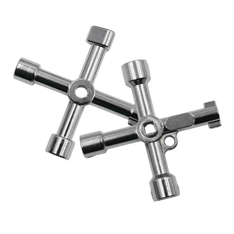 Multi-specification cross-shaped electrical control cabinet, triangular key wrench, elevator door, water meter, valve, square hole and round hole key Item Picture